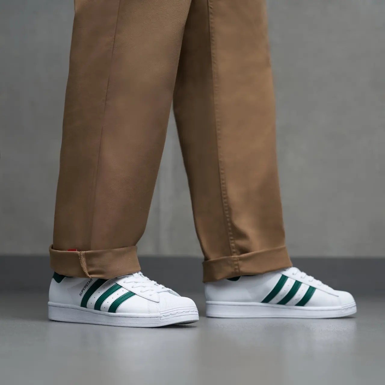 Giày Adidas Superstar 'White Collegiate Green' GZ3742 — ảnh 5