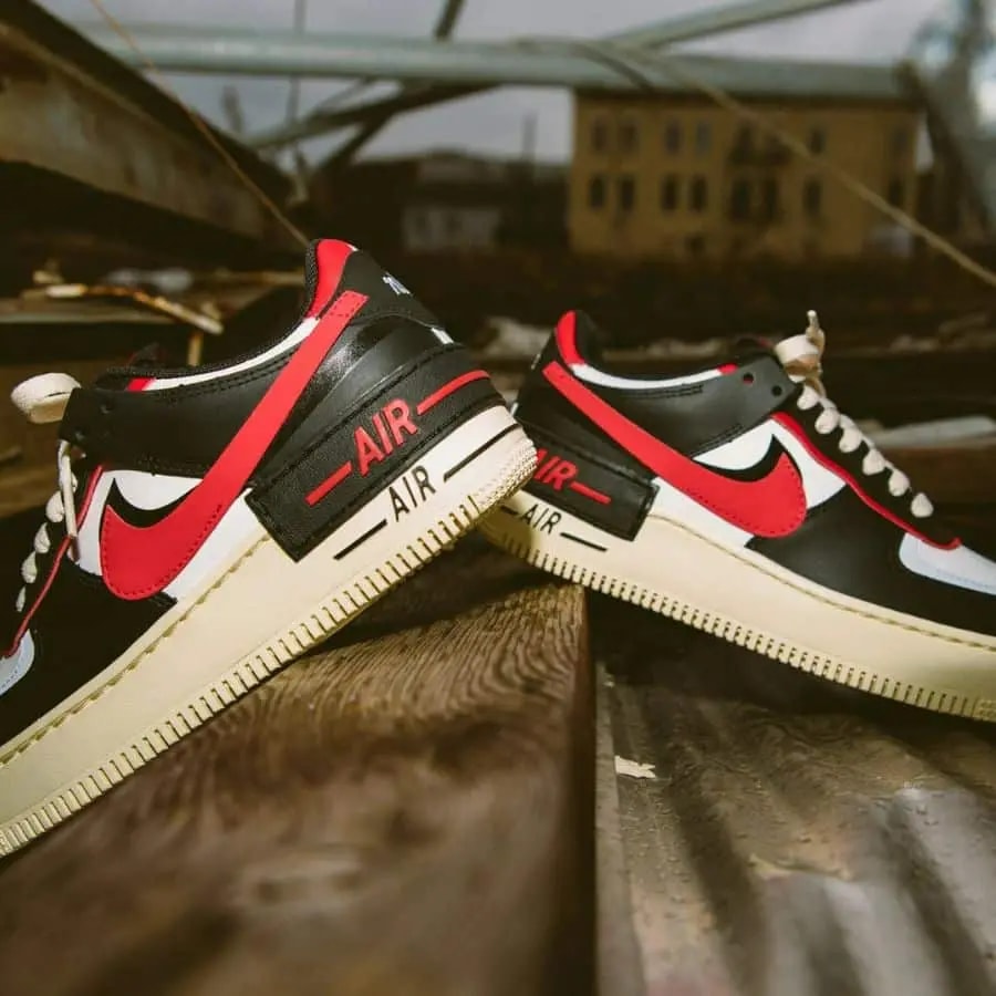 Giày Nike Air Force 1 Shadow 'Black University Red' DR7883-102 — ảnh 5