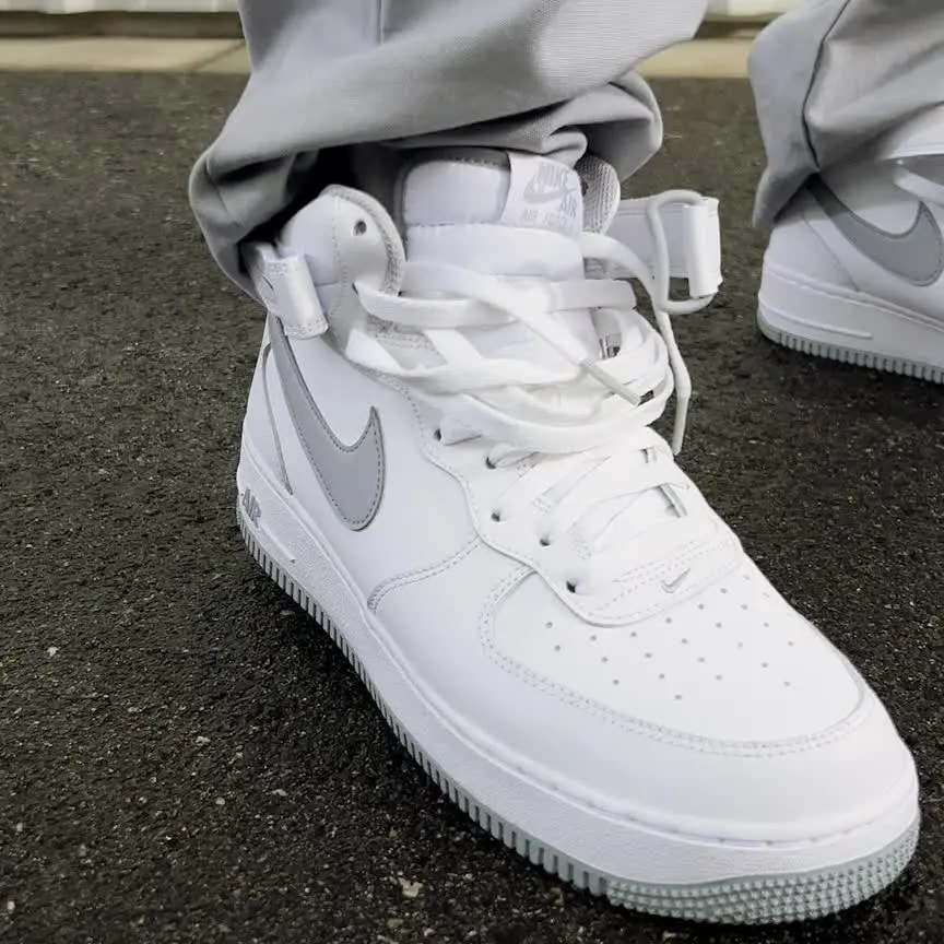 Giày Nike Air Force 1 Mid '07 'White Wolf Grey' DV0806-100 — ảnh 3