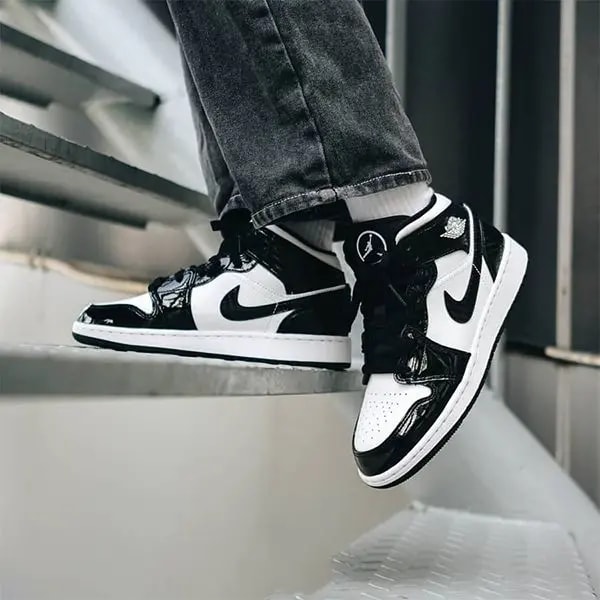 Giày Nike Air Jordan 1 Mid SE GS 'All Star 2021' DD2192-001 — ảnh 4
