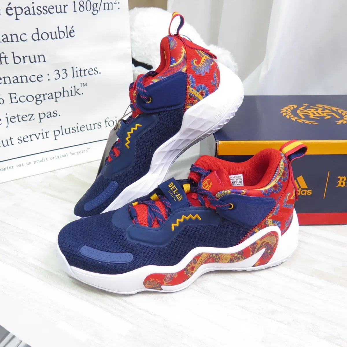 Giày Adidas Donovan Mitchell D.O.N. Issue #3 Shoes Prep School Blue GV7273 — ảnh 3