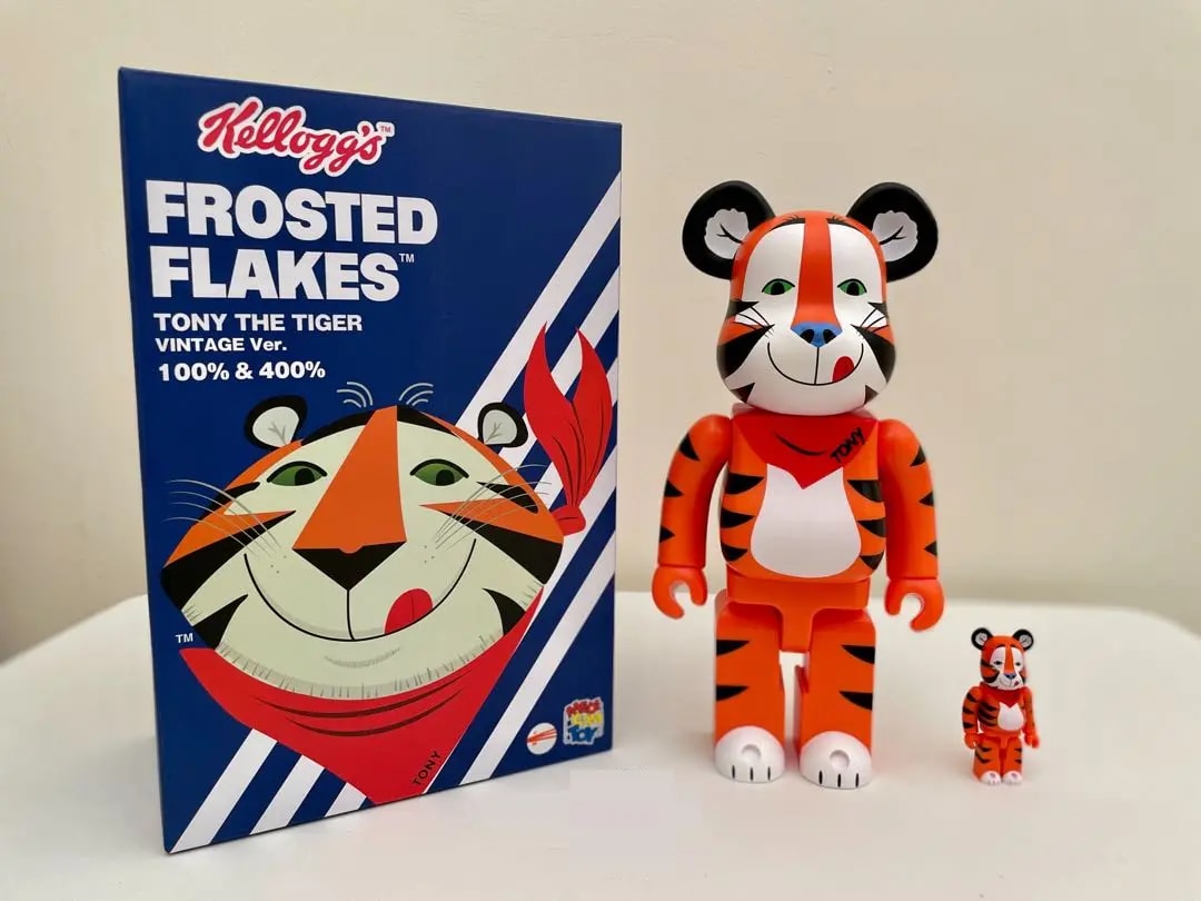 Mô Hình Tony The Tiger Bearbrick 100% + 400% 'Vintage Version' 96983-TTT-0104 — ảnh 5