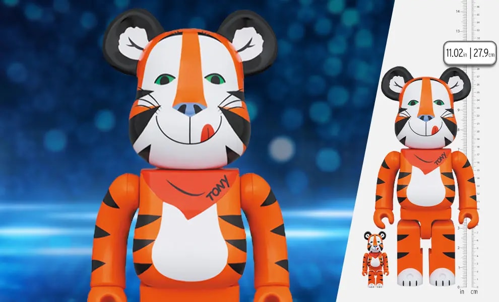 Mô Hình Tony The Tiger Bearbrick 100% + 400% 'Vintage Version' 96983-TTT-0104 — ảnh 3