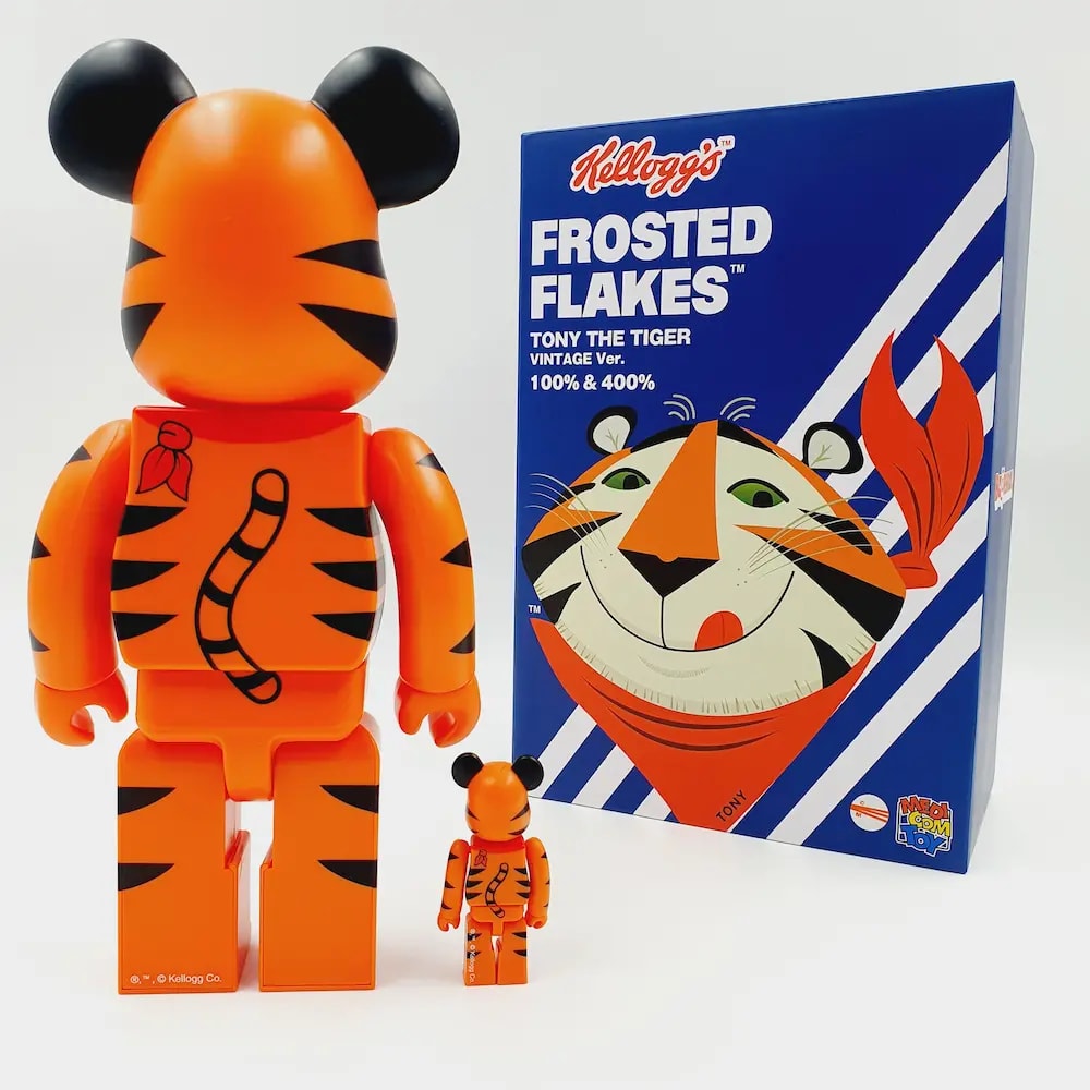Mô Hình Tony The Tiger Bearbrick 100% + 400% 'Vintage Version' 96983-TTT-0104 — ảnh 4