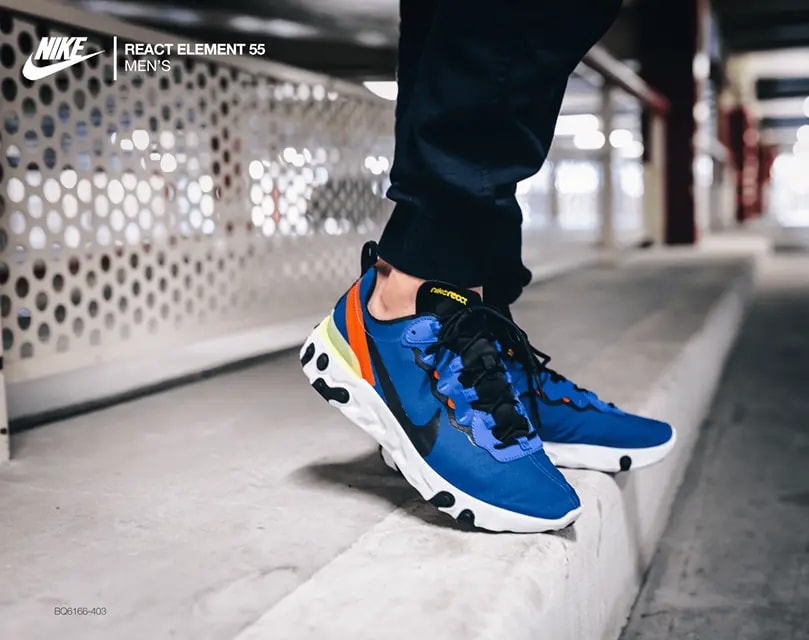 Giày Nike React Element 55 'Game Royal' BQ6166-403 — ảnh 5