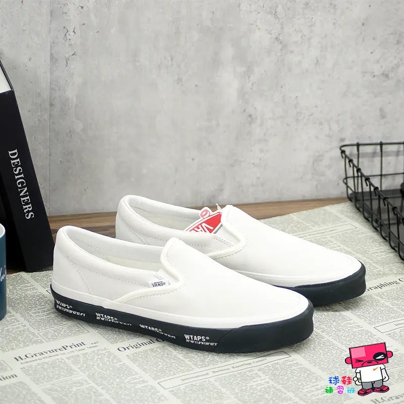 Giày Vans Classic Slip-On LX x WTAPS 'White Black' VN0A45JK20F1 — ảnh 2