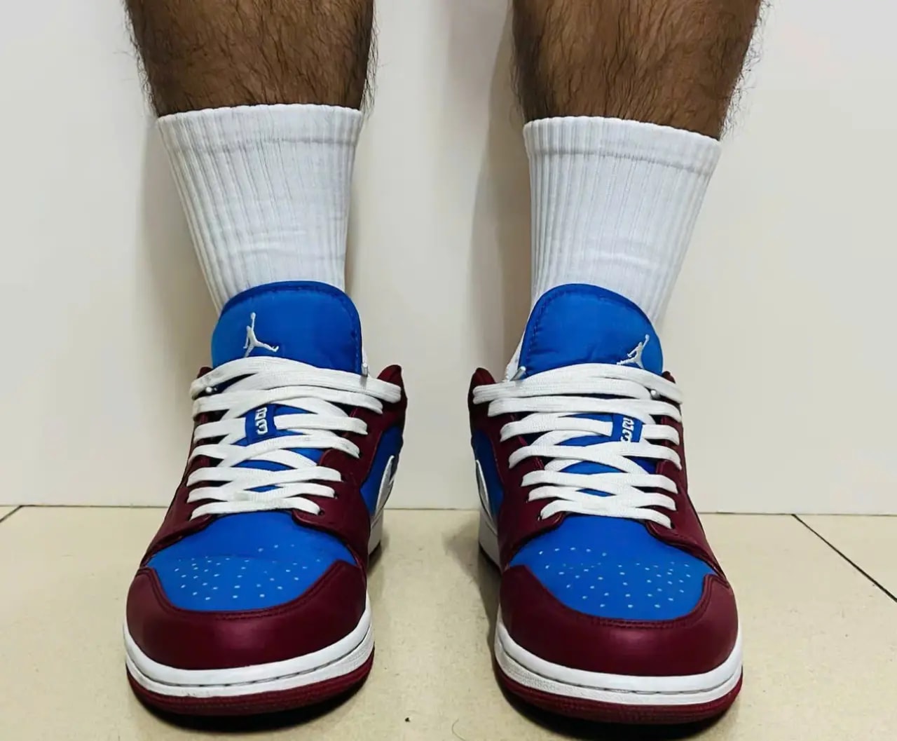 Giày Nike Wmns Air Jordan 1 Low 'Red Blue' DC0774-604 — ảnh 3