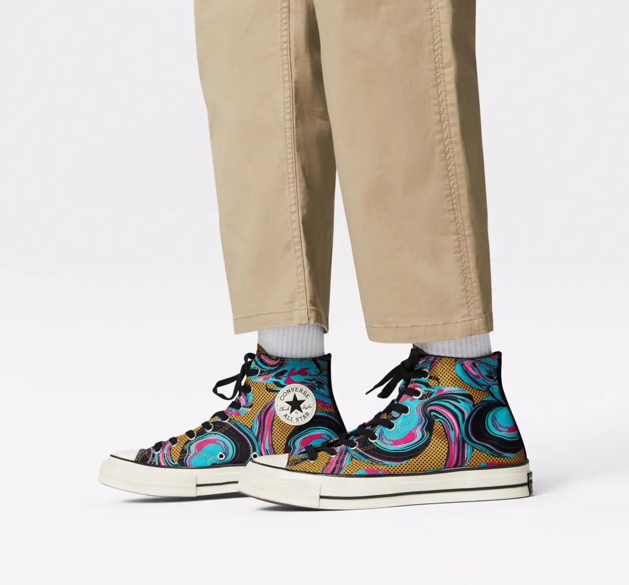 Giày Converse Chuck 70 '90s High 'Marbled' A00421C — ảnh 2