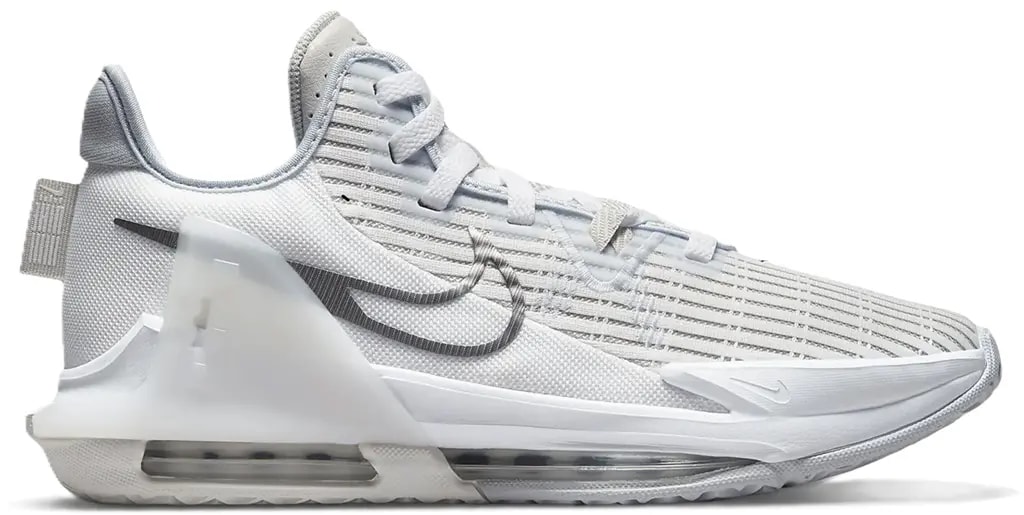 Giày Nike LeBron Witness 6 'White Metallic Pewter' CZ4052-102 — kich-thuoc: lien-he-order