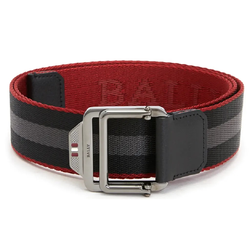 Thắt Lưng Bally Casual 'Black Red' CONNOR-35-M-90 — kich-thuoc: lien-he-order