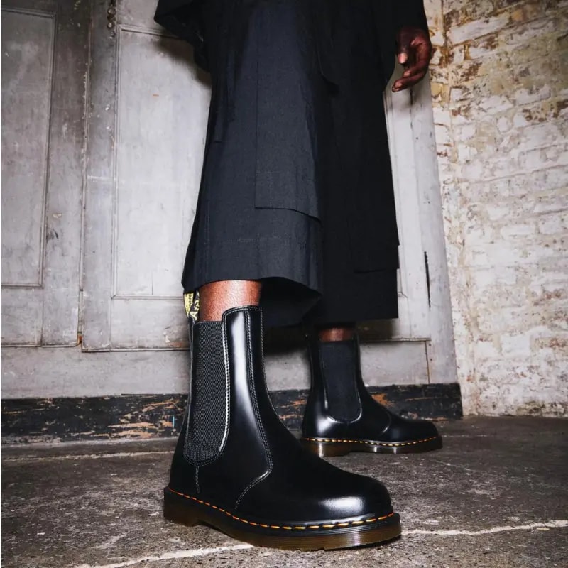 Giày Dr.Martens 2976 Hi Smooth Leather 'Black' 26964001 — ảnh 2