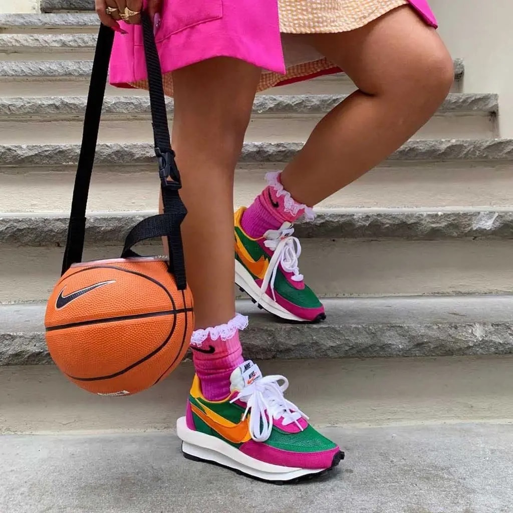 Giày Nike Sacai x LDWaffle 'Pine Green' BV0073-301 — ảnh 3