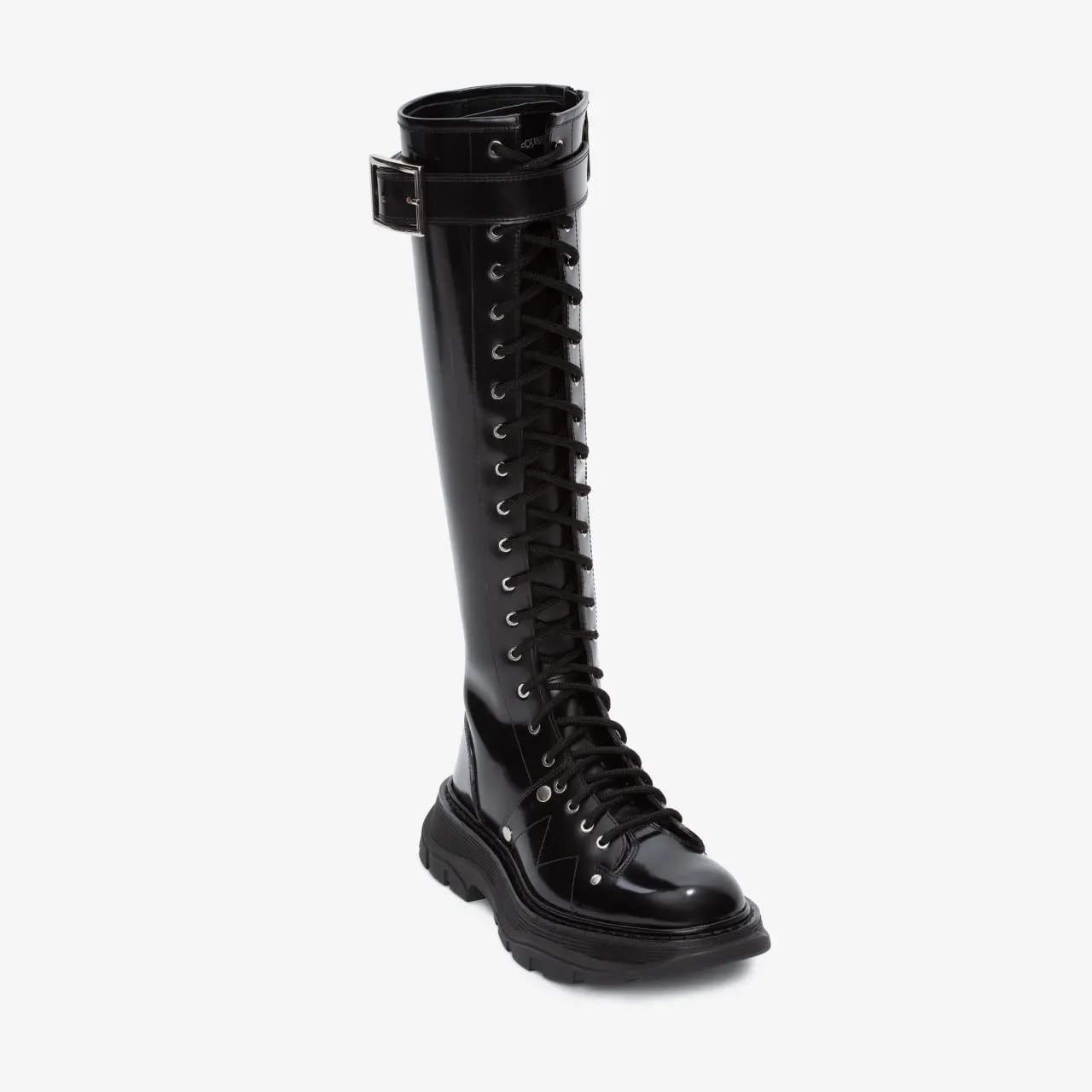 Giày Alexander McQueen Tread Lace Up Boot 595466-WHZ81-1081 — ảnh 4