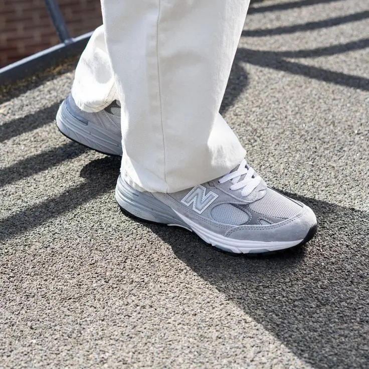 Giày New Balance 993 Made in USA 'Grey White' MR993GL — ảnh 3