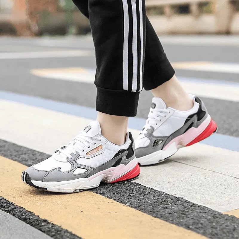 Giày Adidas Wmns Falcon 'White Grey' CG6214 — ảnh 5