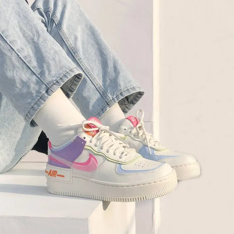 Giày Nike Wmns Air Force 1 'Shadow Beige' CU3012-164 — ảnh 3