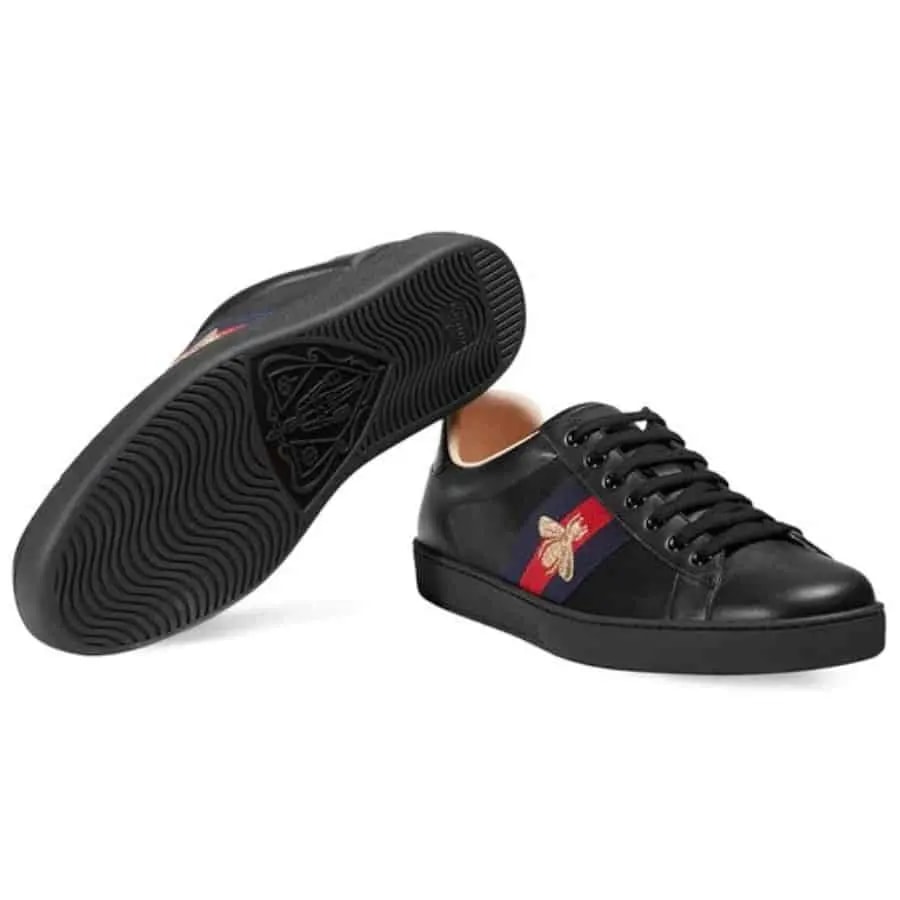 Giày Gucci Ace Embroidered 'Black Bee' 429446-02JP0-1284 — ảnh 4