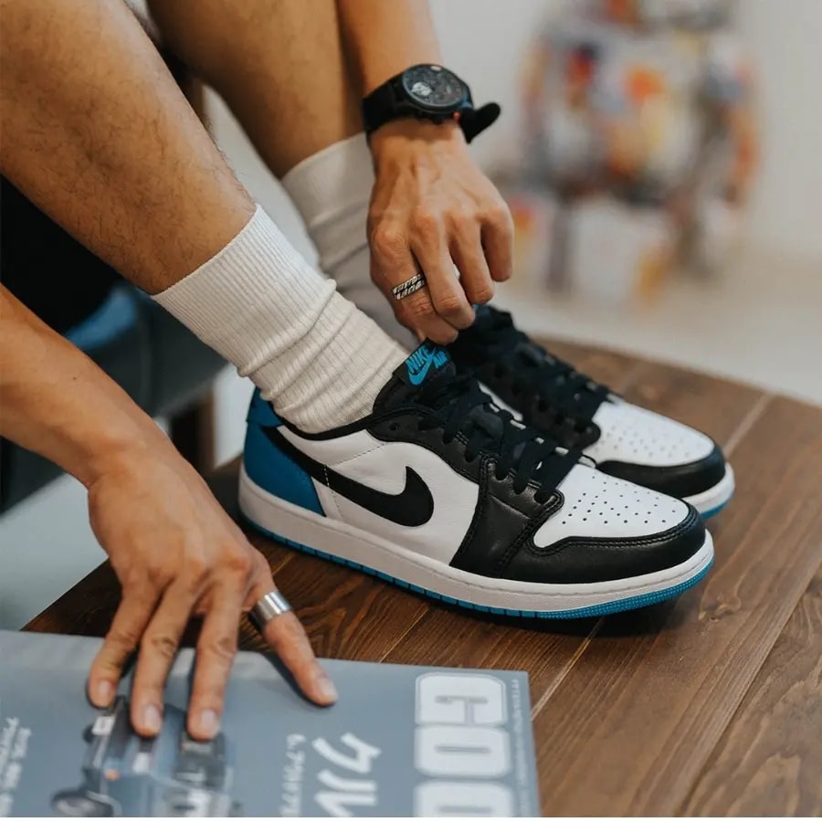 Giày Nike Air Jordan 1 Retro Low OG 'Powder Blue' CZ0790-104 — ảnh 3