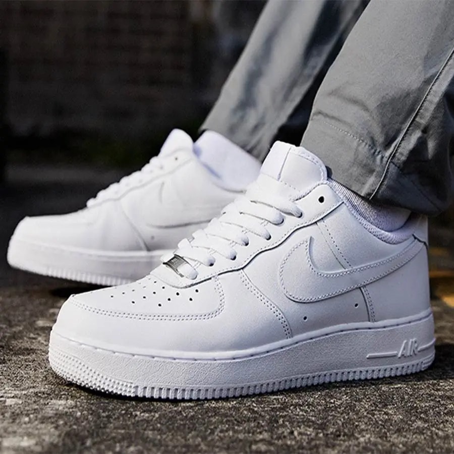 Giày Nike Air Force 1 All White Code Women DD8959-100 — ảnh 2