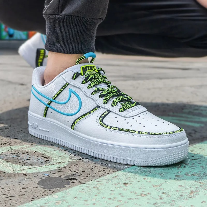 Giày Nike Air Force 1 07 Premium Worldwide Pack Blue Fury CK7213-100 — ảnh 2