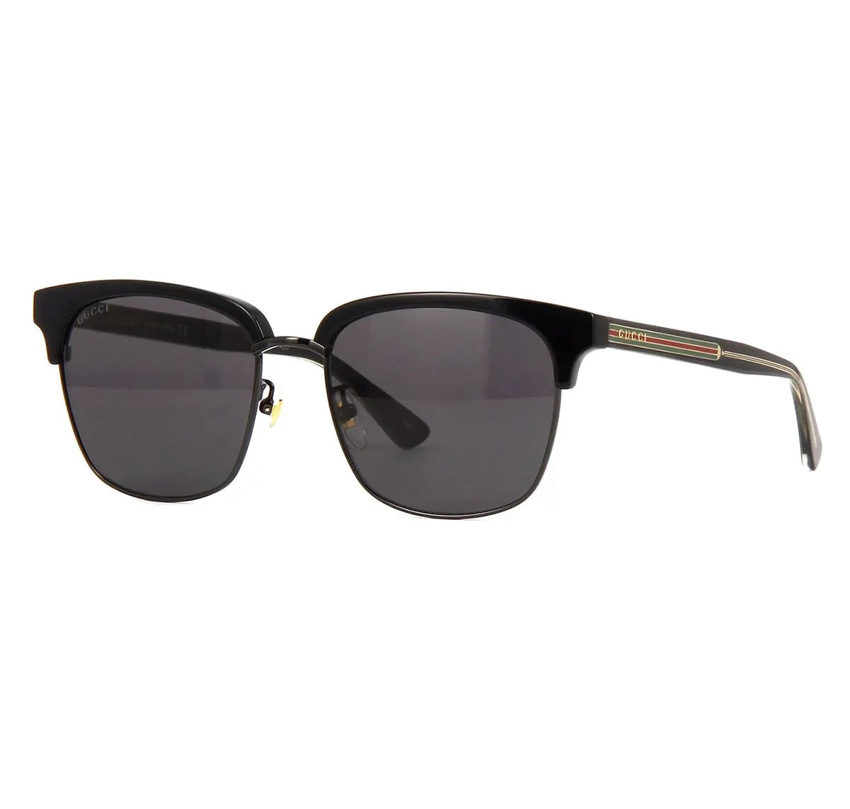Kính Gucci Grey Square Men's Sunglasses GG0382S-001 — ảnh 2