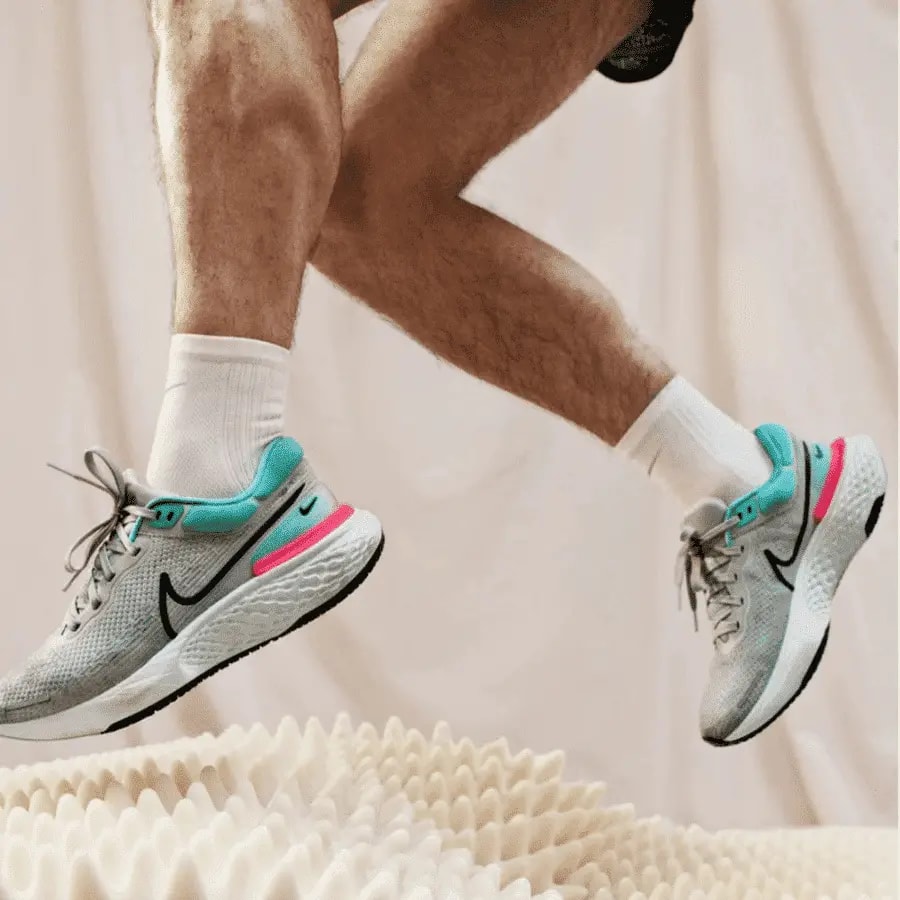Giày Nike ZoomX Invincible Run Flyknit 'Grey Fog Dynamic Turquoise' CT2228-003 — ảnh 4