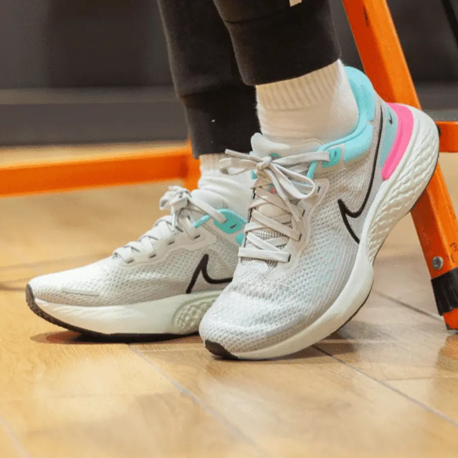 Giày Nike ZoomX Invincible Run Flyknit 'Grey Fog Dynamic Turquoise' CT2228-003 — ảnh 3