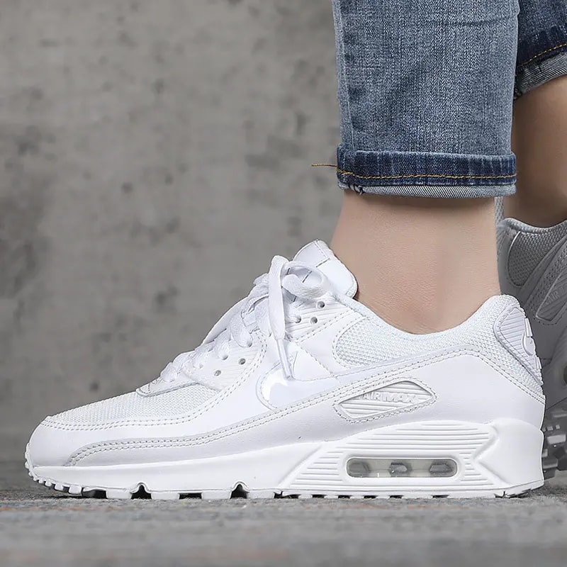 Giày Nike Wmns Air Max 90 Twist 'Triple White' CV8110-100 — ảnh 4