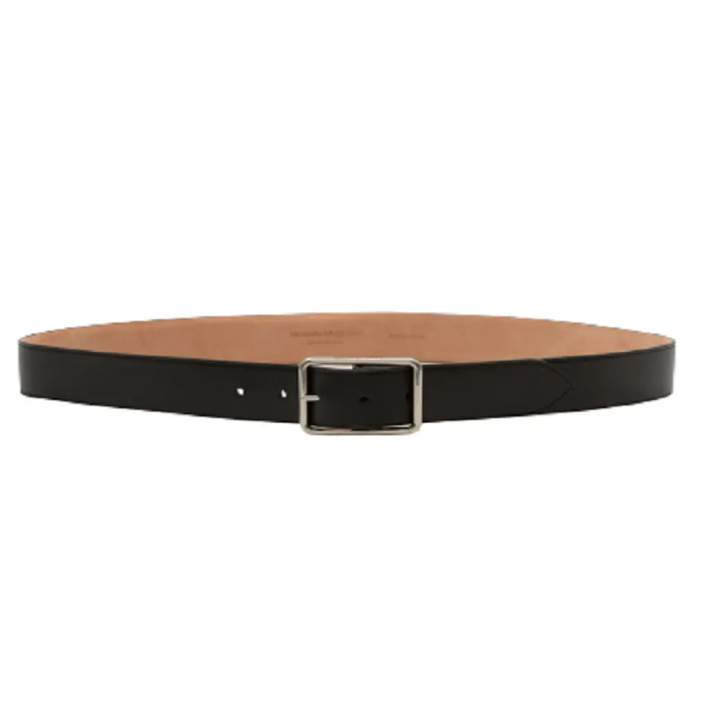 Thắt Lưng Alexander McQUEEN Leather 'Black' 6895401AAGN1000