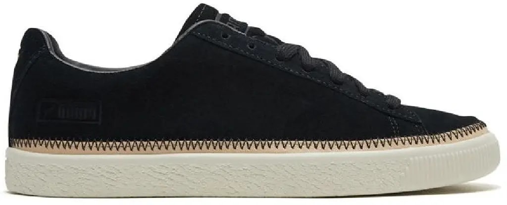 Giày Puma Suede Trim PRM 'Black' 369992-01 — kich-thuoc: 37