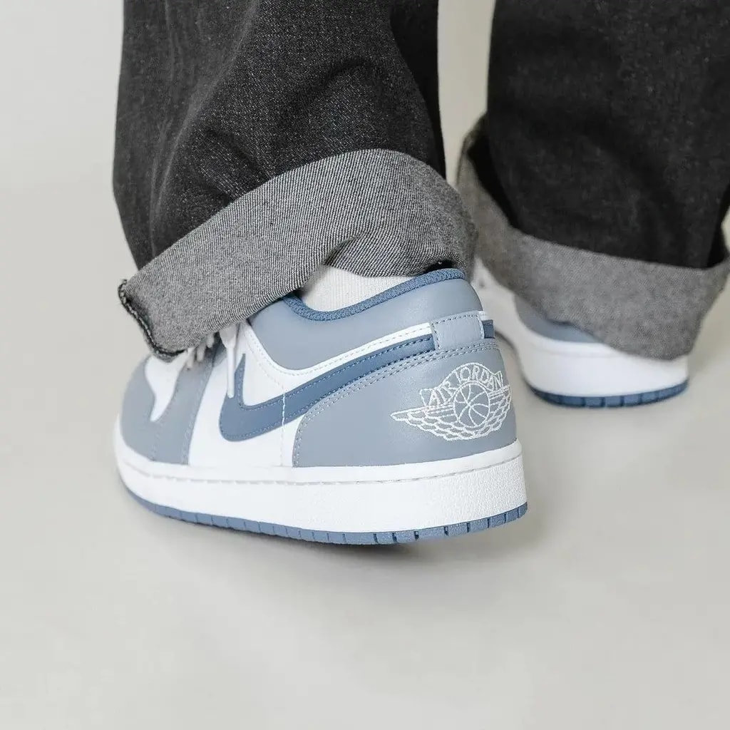 Giày Nike Air Jordan 1 Low 'Ashen Slate' 553558-414 — ảnh 5
