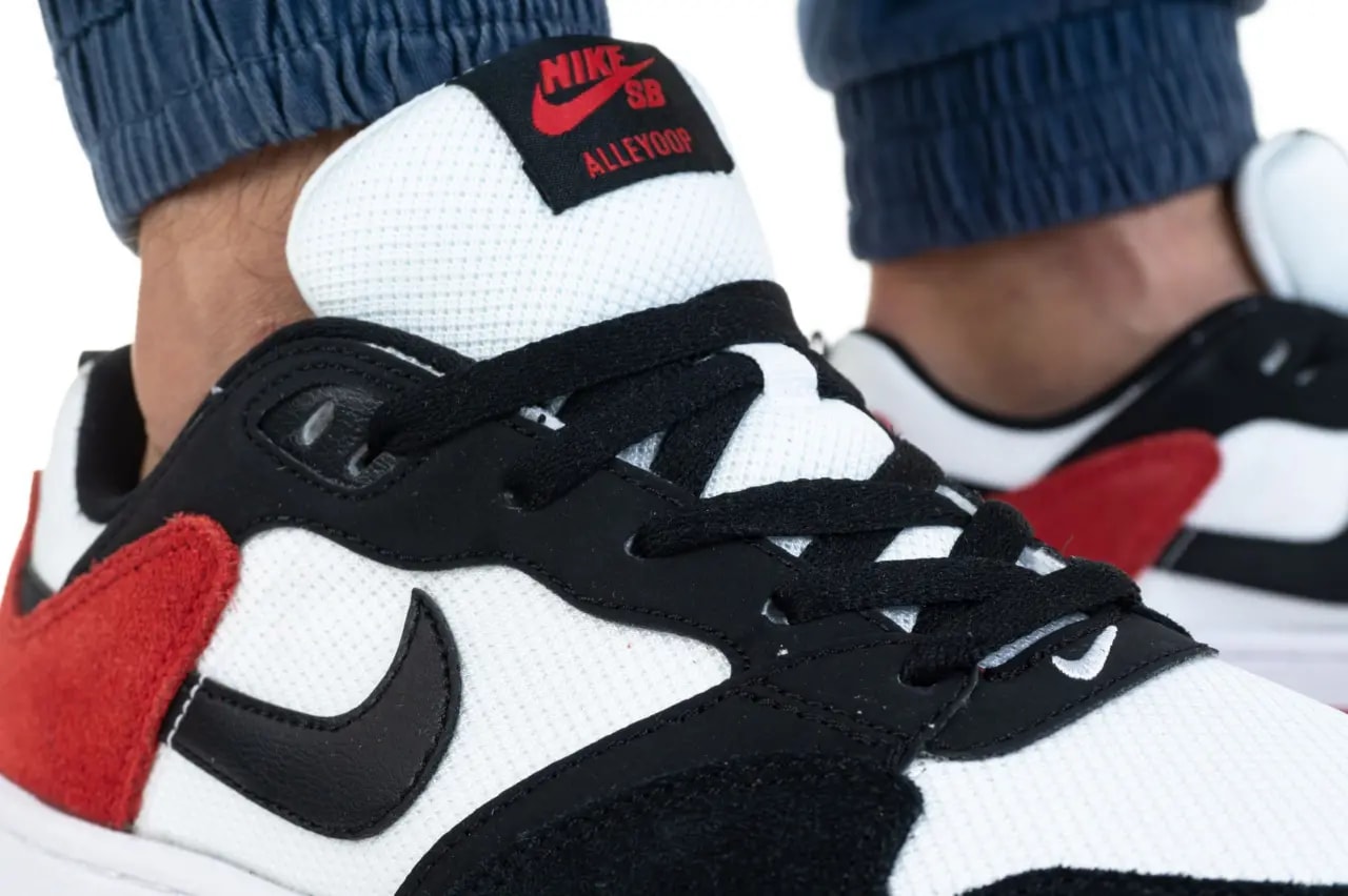 Giày Nike Alleyoop SB 'White University Red' CJ0882-102 — ảnh 5