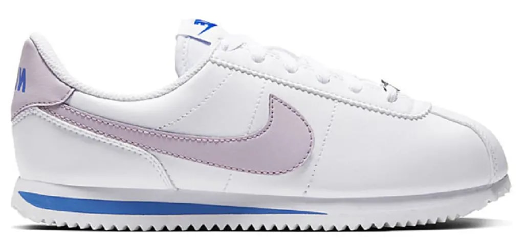 Giày Nike Cortez Basic SL GS 'White Iced Lilac' 904764-108 — kich-thuoc: lien-he-order