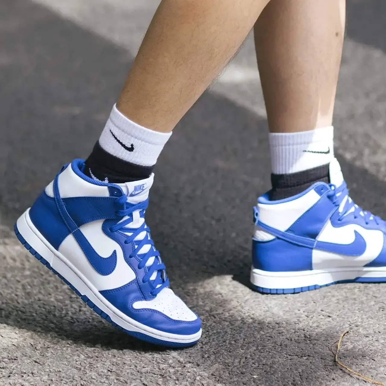 Giày Nike Dunk High GS 'Kentucky' 2021 DB2179-102 — ảnh 2