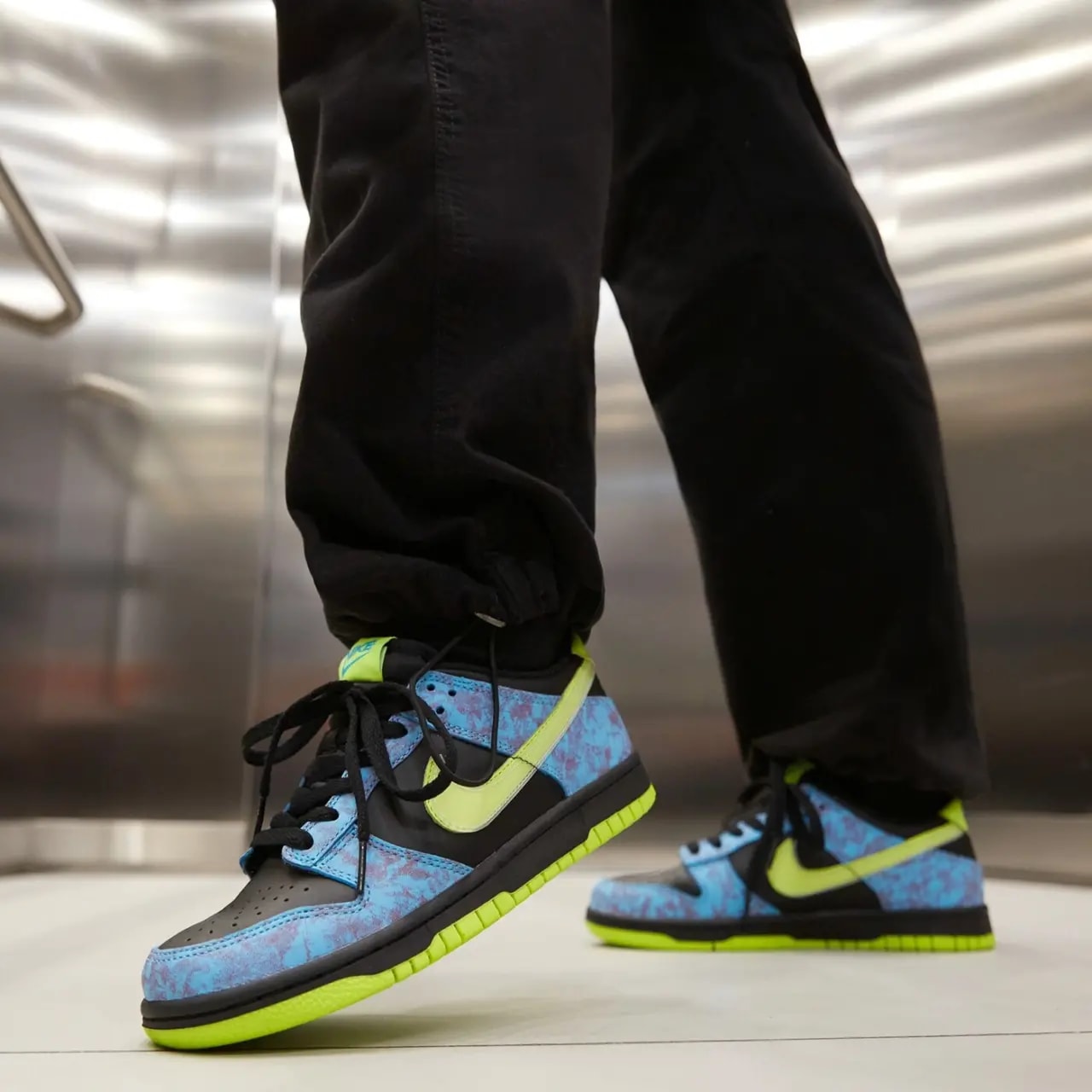 Giày Nike Dunk Low SE 'Acid Wash Baltic Blue Volt' DV1694-900 — ảnh 3
