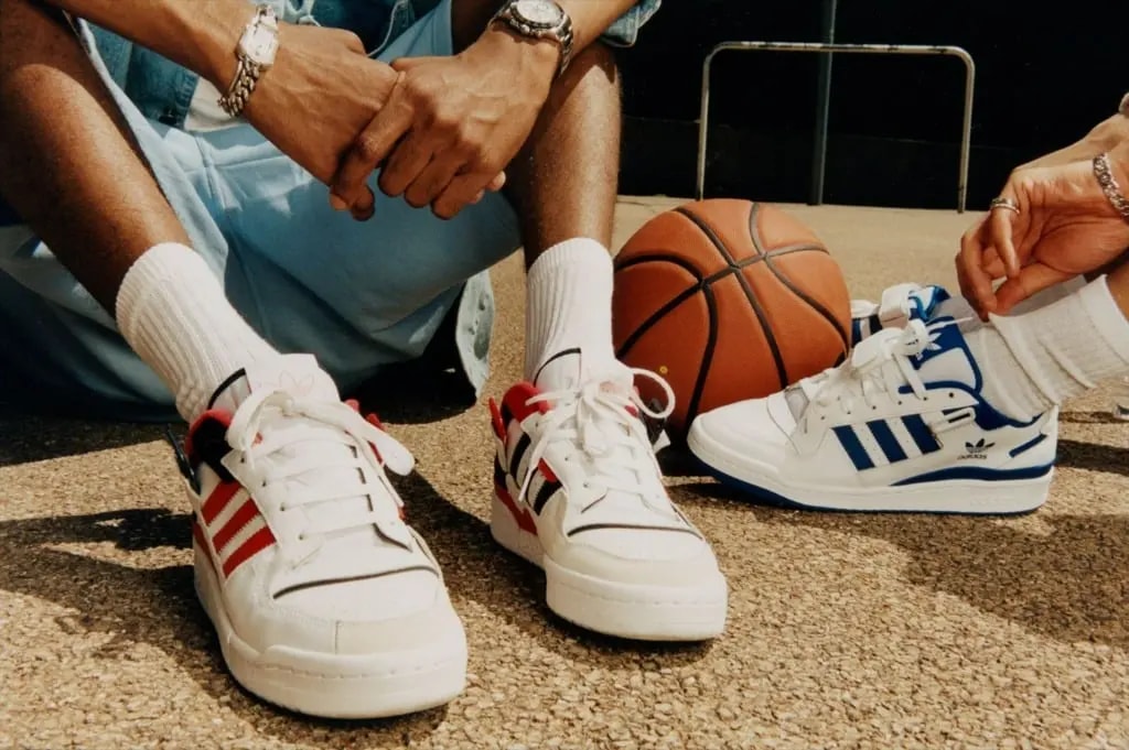 Giày  Adidas Forum Exhibit Low 'White Red' GX1523 — ảnh 3