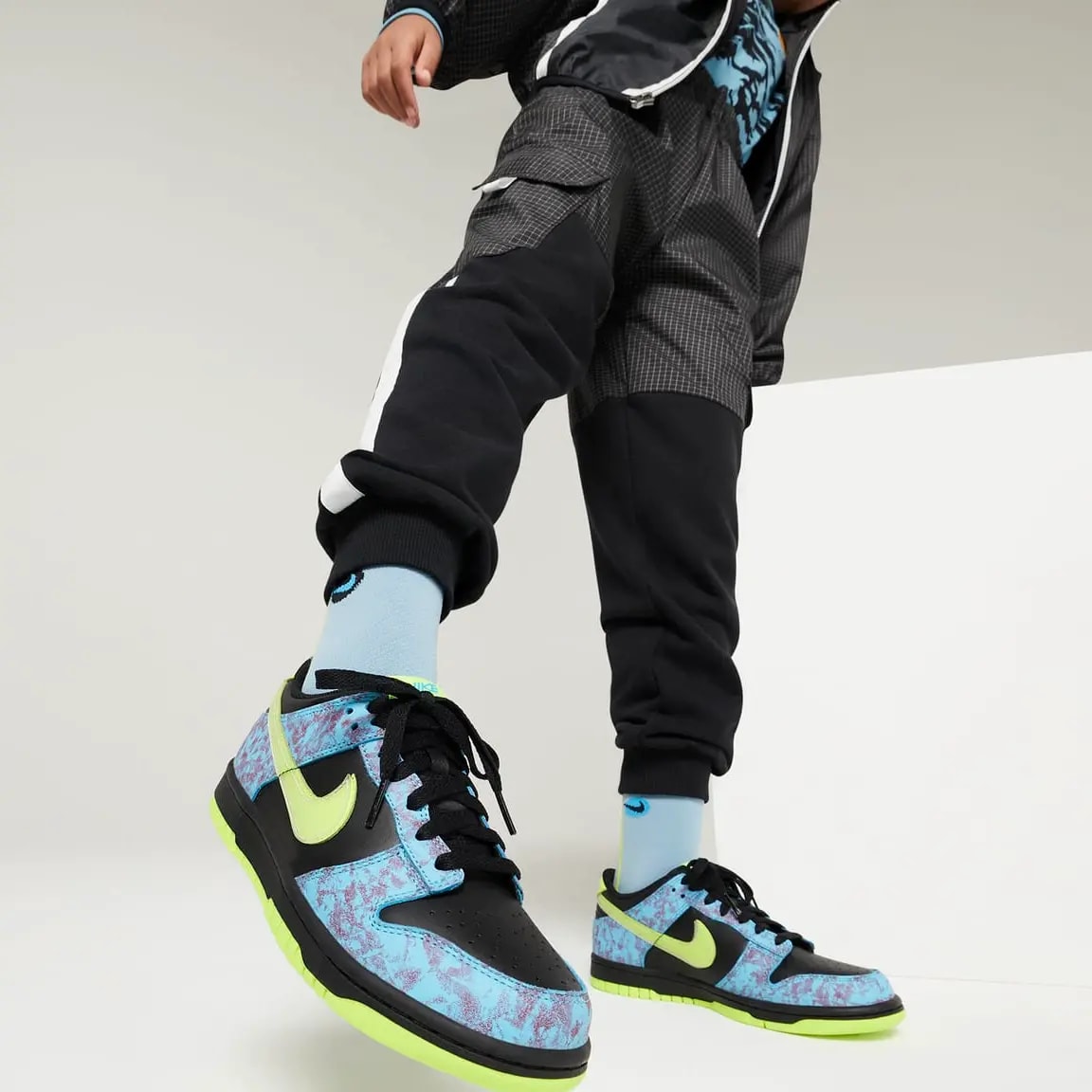 Giày Nike Dunk Low SE 'Acid Wash Baltic Blue Volt' DV1694-900 — ảnh 2