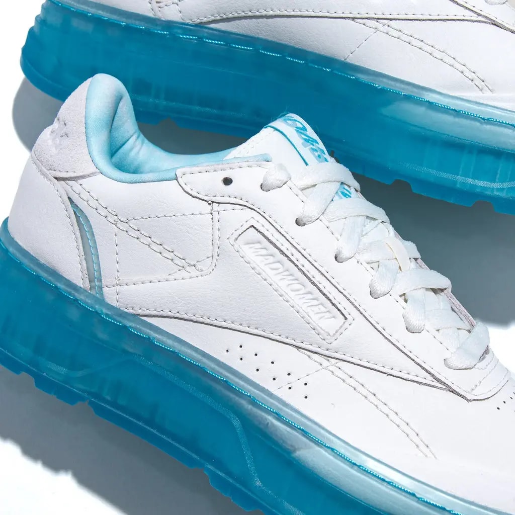 Giày Reebok MadWomen x Wmns Club C Double Geo 'Chalk Hydro Blue' GY8056 — ảnh 4