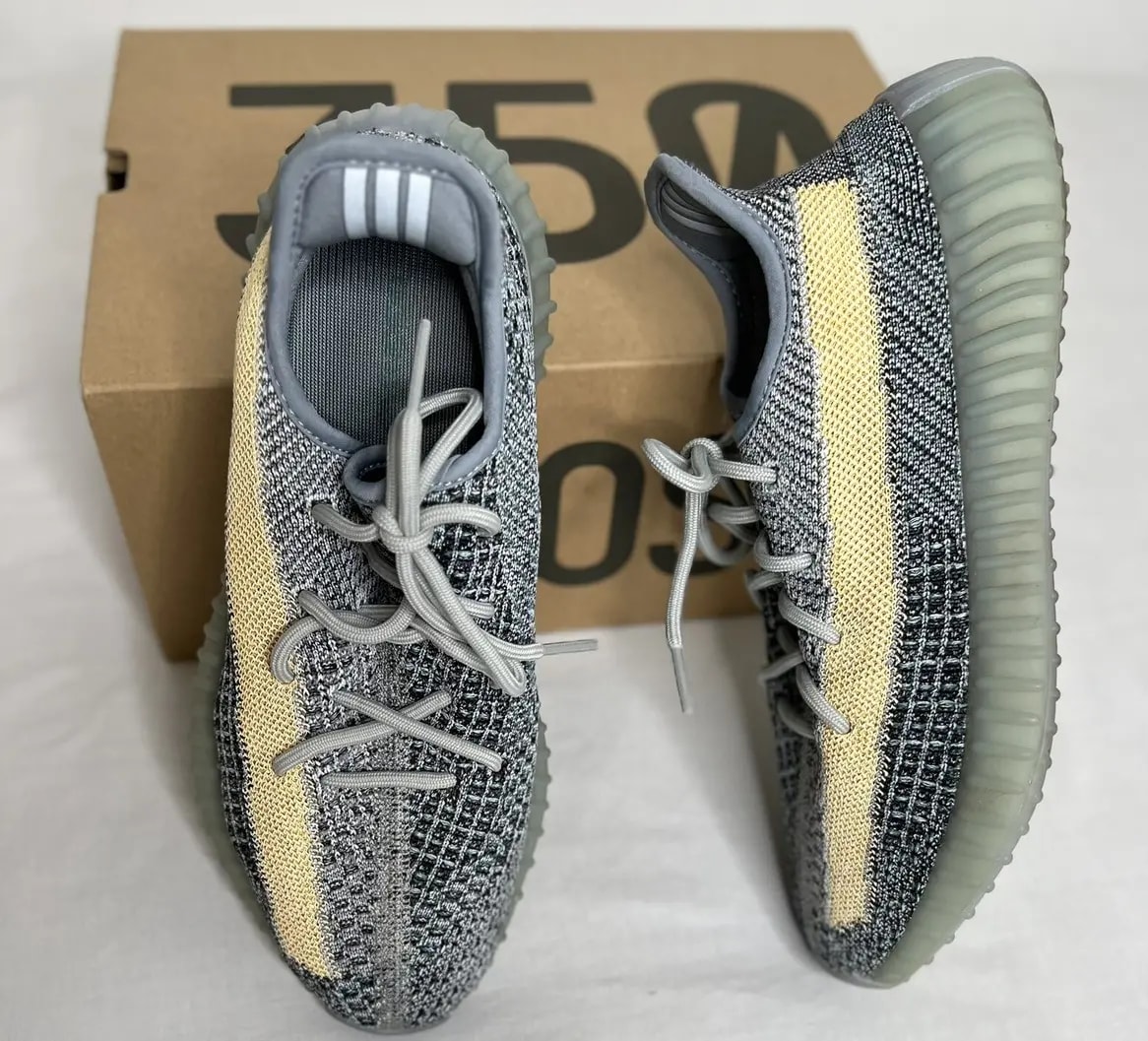 Giày Adidas Yeezy Boost 350 V2 'Ash Blue' GY7657 — ảnh 5