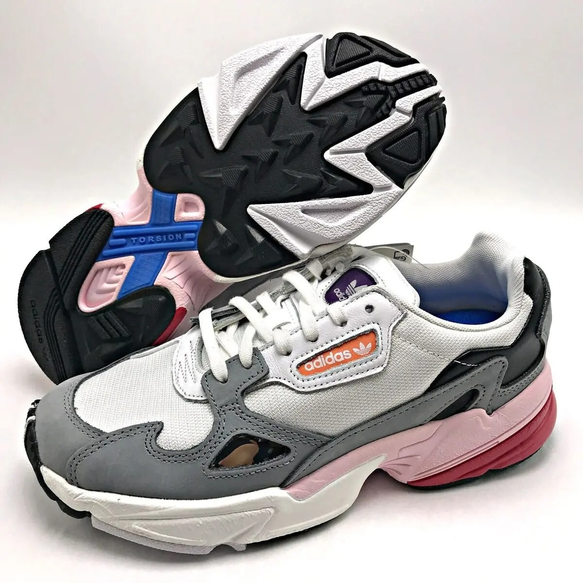 Giày Adidas Wmns Falcon 'White Grey' CG6214 — ảnh 4
