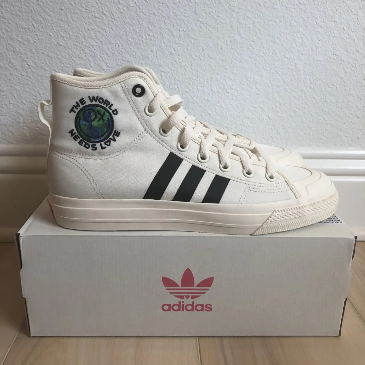 Giày Adidas x Andre Saraiva Nizza Hi RF xld 'White' GZ2204 — ảnh 5