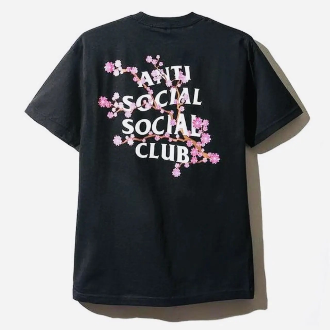 Áo Anti Social Social Club Blossom Black Tee — ảnh 2