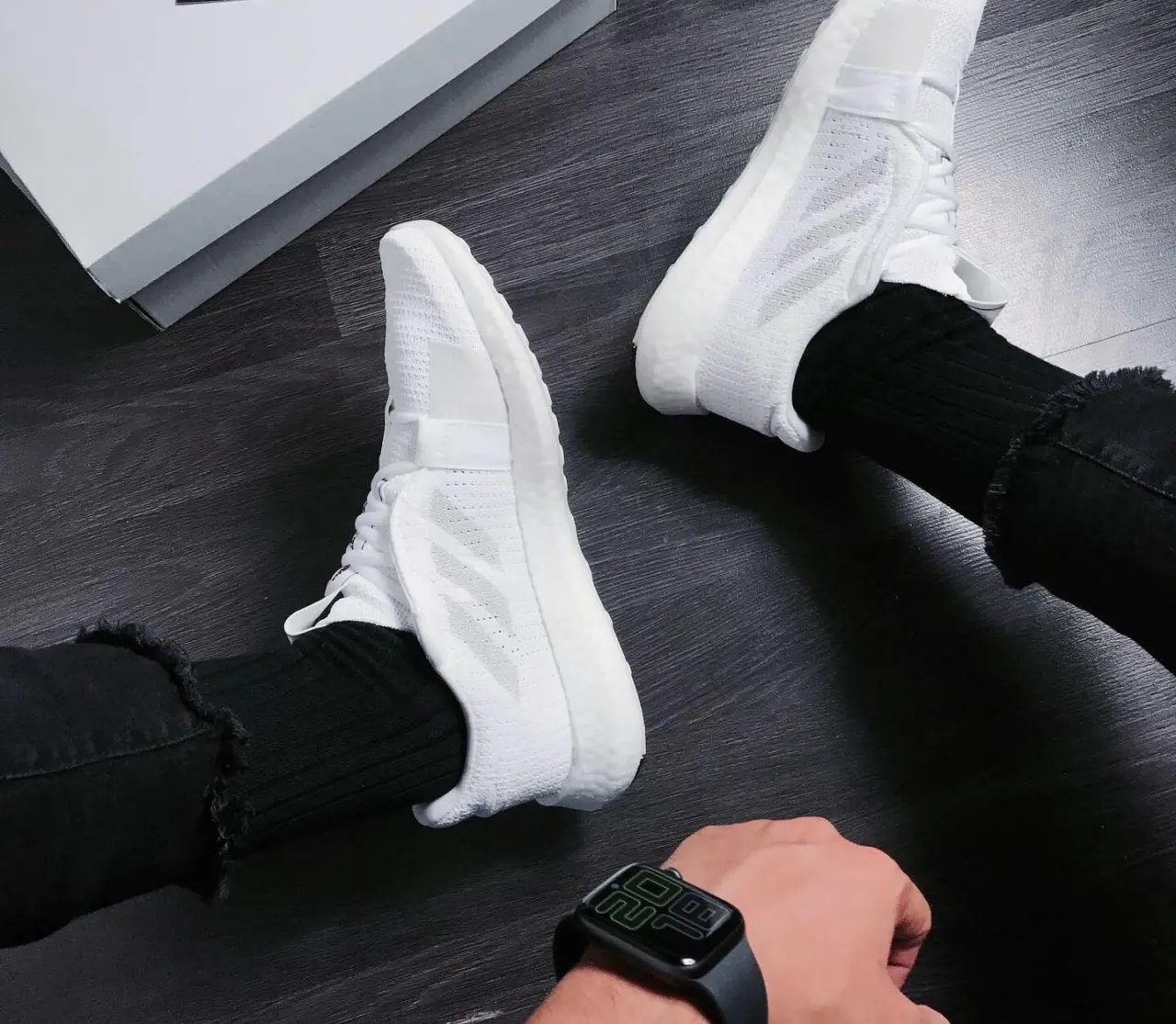 Giày Adidas Senseboost Go Cloud White G26940 — ảnh 4
