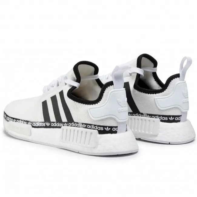 Giày Adidas NMD R1 'Cloud White Logo Strip' FV8727 — ảnh 4