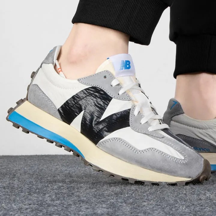 Giày New Balance 327 'White Grey Split' MS327RG — ảnh 2