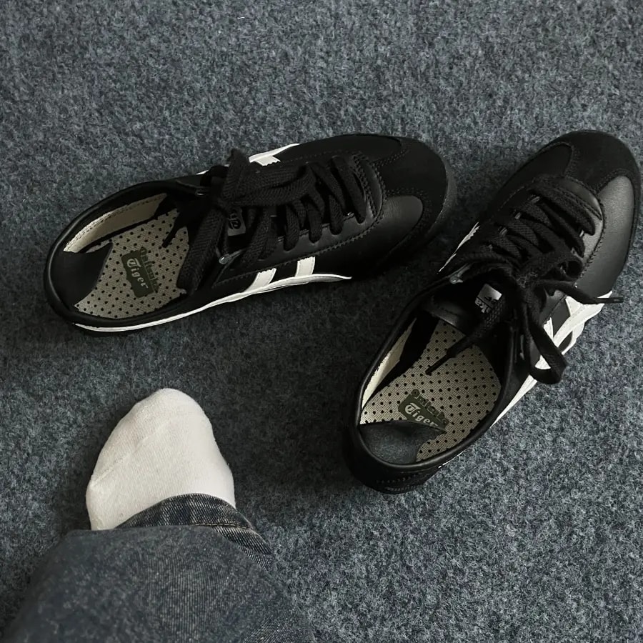 Giày Onitsuka Tiger Mexico 66 'Black White' 1183C102-001 — ảnh 5