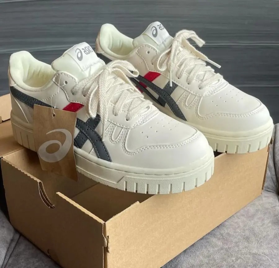 Giày Asics Court MZ 'White Gray' 1203A127-101 — ảnh 5