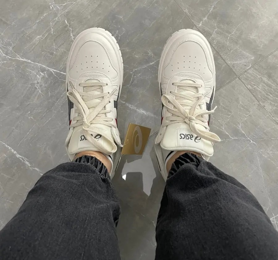 Giày Asics Court MZ 'White Gray' 1203A127-101 — ảnh 3
