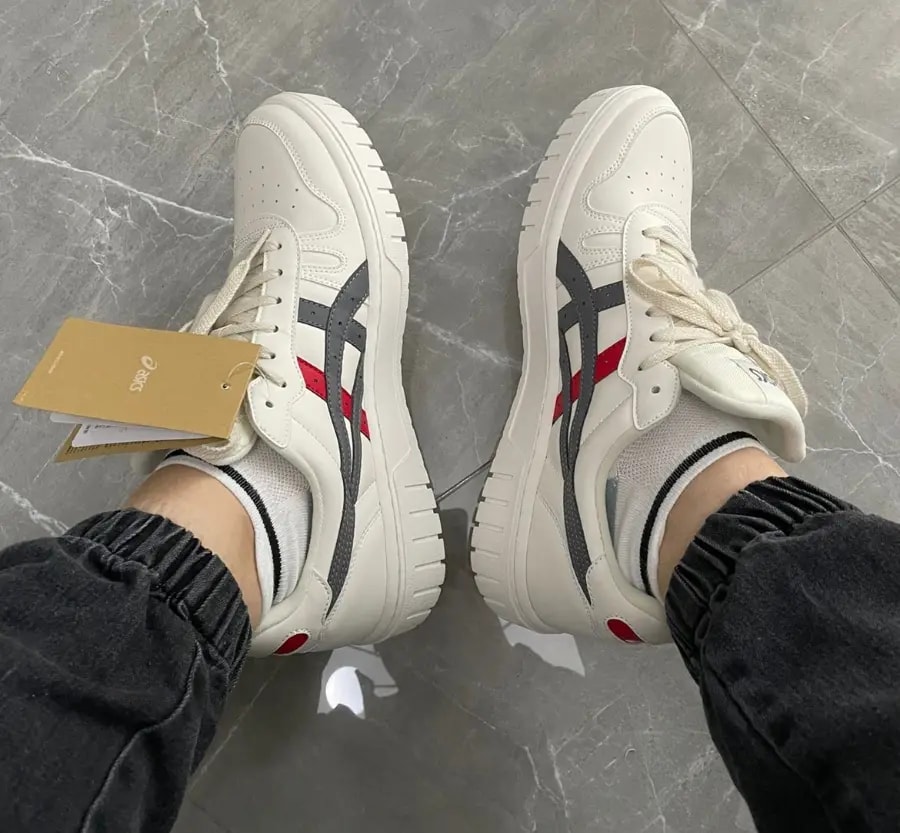 Giày Asics Court MZ 'White Gray' 1203A127-101 — ảnh 4