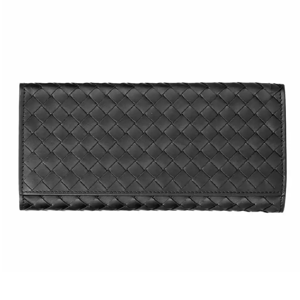 Ví Bottega Veneta Nero Intrecciato 'Black' 120697-V4651-1000 — kich-thuoc: lien-he-order